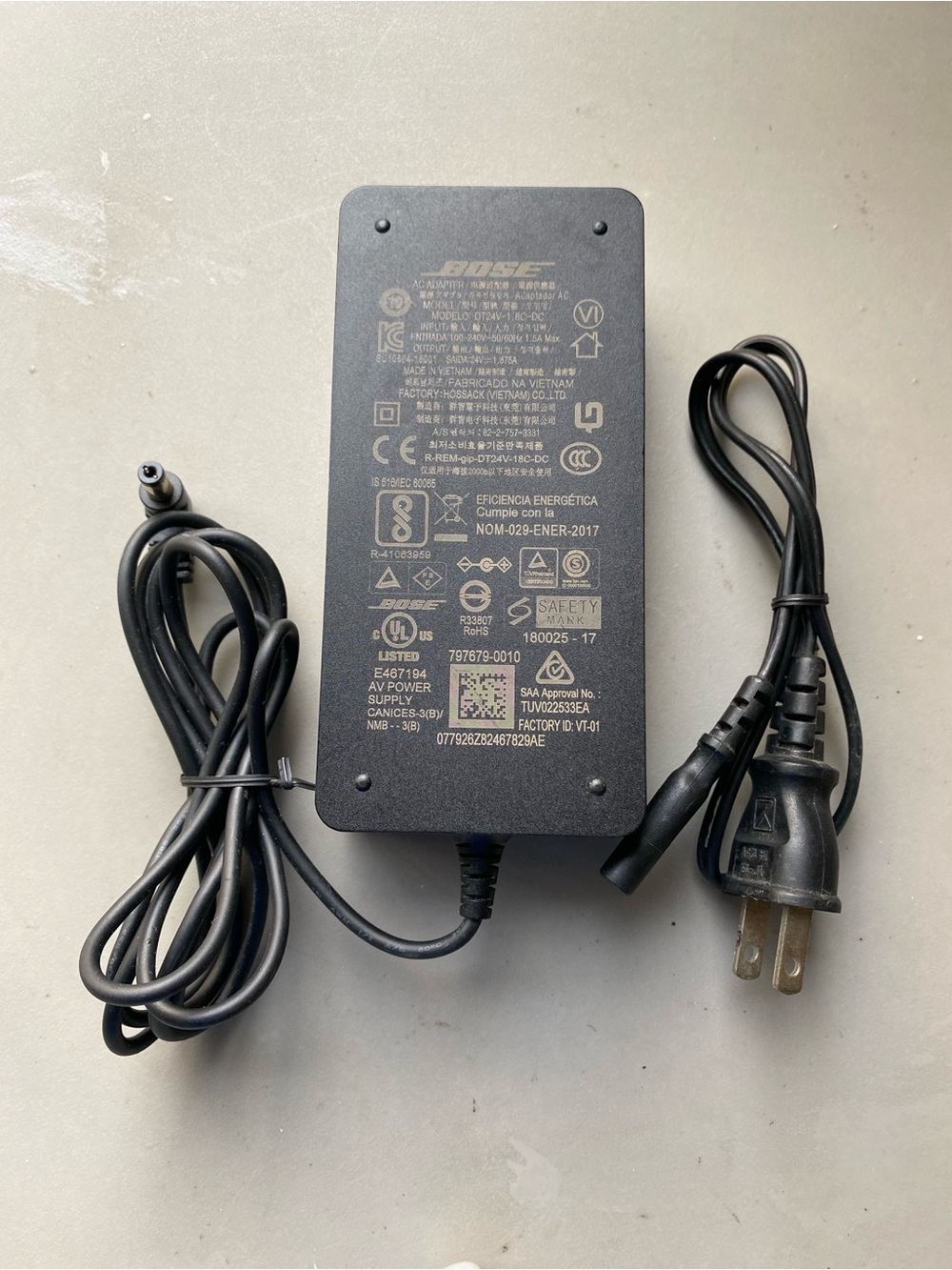 Bose DT24V-1.8C power Supply